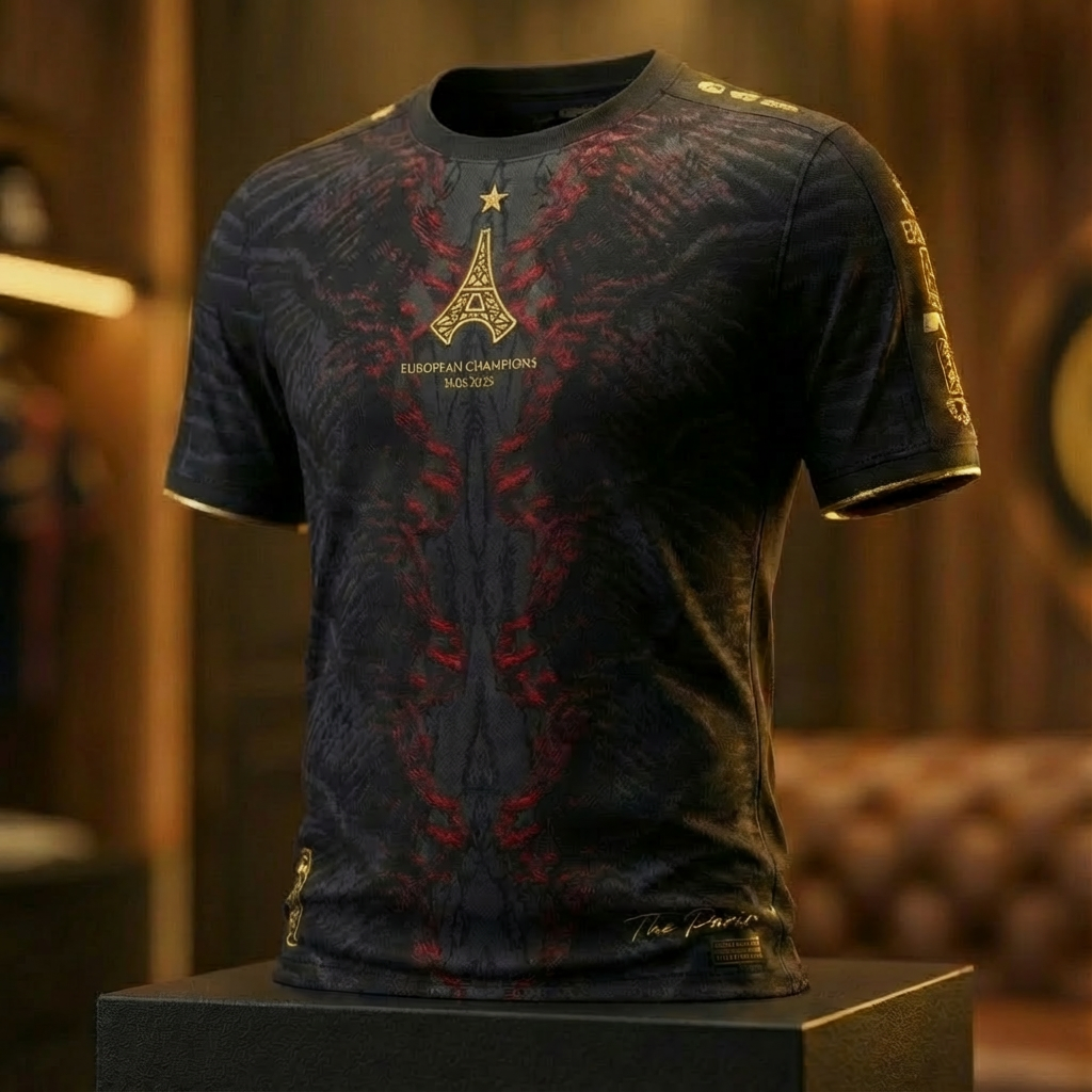 PRECO - Maillot PSG LDC 2025 collector Taille M spécial PRECO - Maillot PSG LDC 2025 collector Taille M spécial