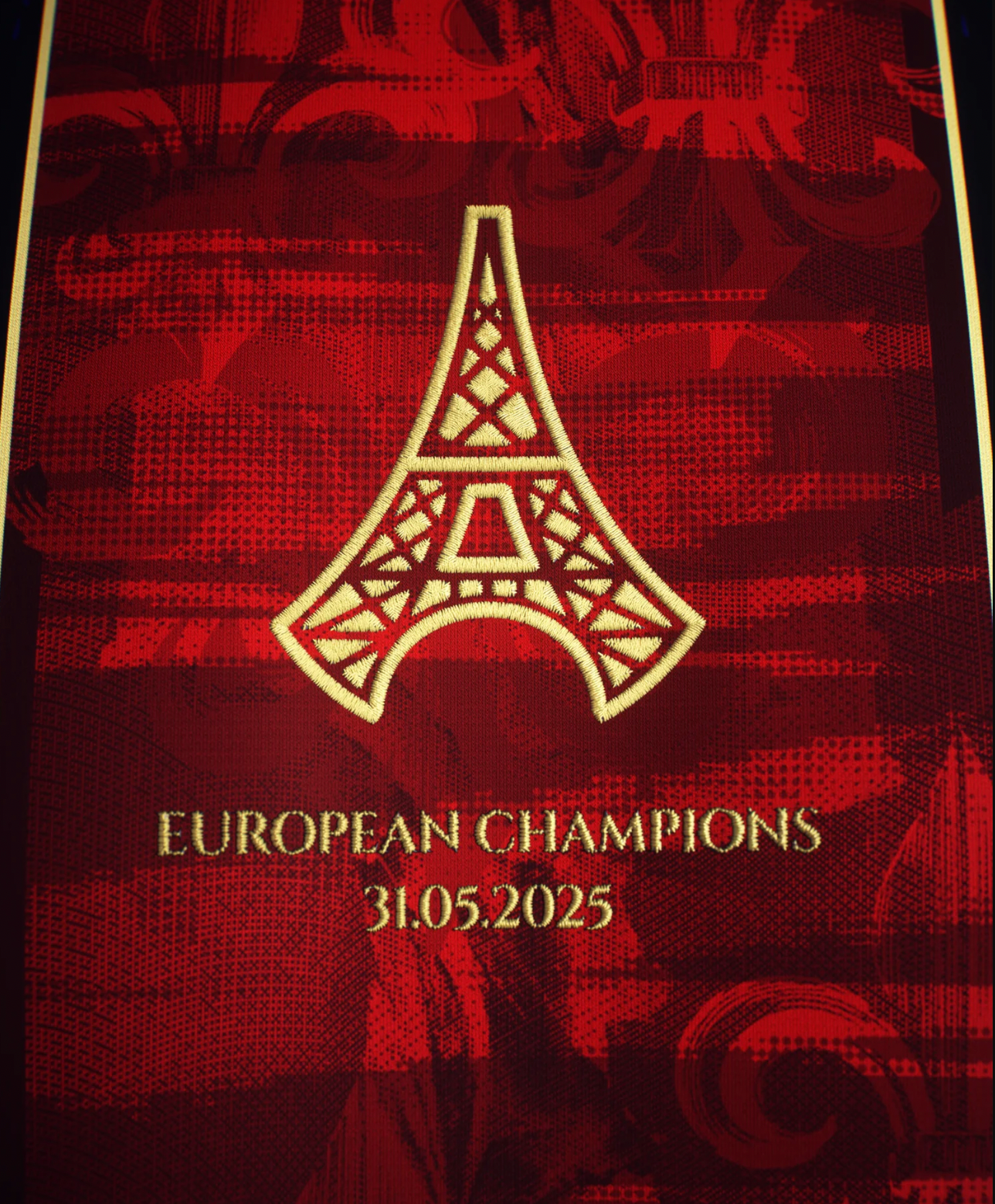 Maillot Éclat PSG Champions d'Europe 2025