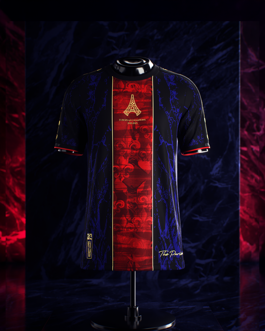 Maillot Éclat PSG Champions d'Europe 2025
