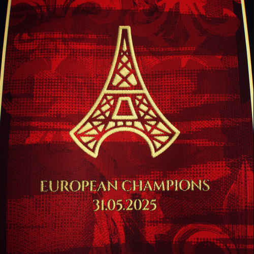 Maillot Éclat PSG Champions d'Europe 2025