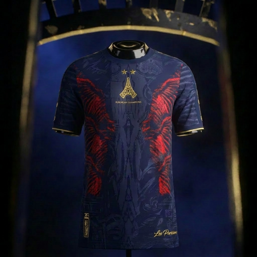 Pack 2026 : 2 Maillots Collector PSG Bleu et Noir
