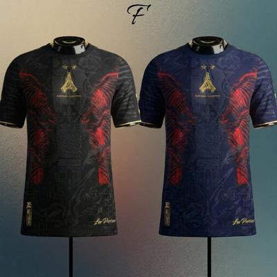 Pack 2026 : 2 Maillots Collector PSG Bleu et Noir