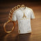 Porte Clé PSG Double Champion White Edition