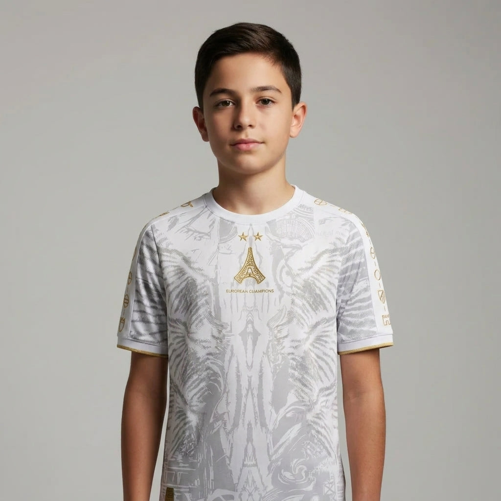 Maillot Away Enfant PSG Champions d'Europe 2026