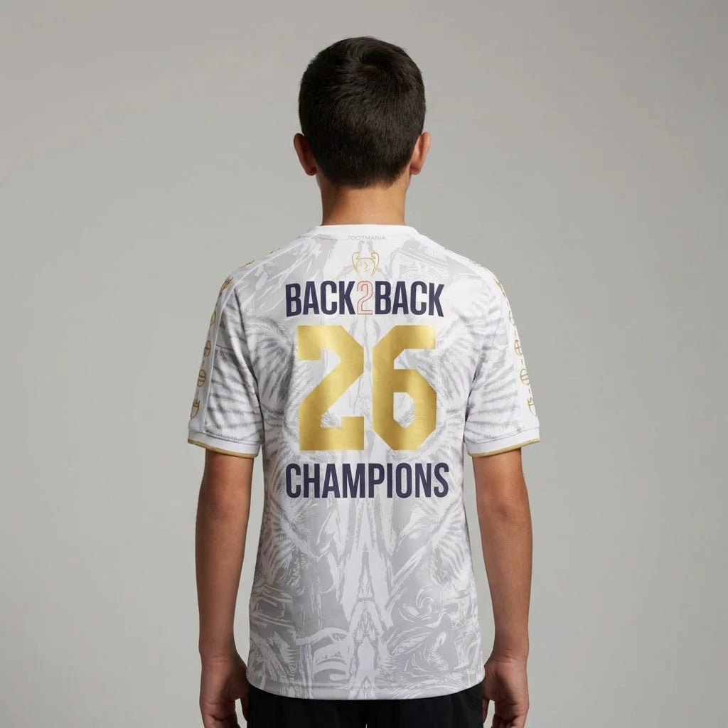 Maillot Away Enfant PSG Champions d'Europe 2026